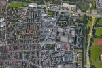 Định vị vệ tinh trung tâm mua sắm Olympia gần nhà ga trung tâm Munich. (Nguồn: Google Maps)
