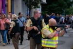 Lực lượng an ninh Đức tại khu trung tâm mua sắm ở Munich. (Nguồn: Getty)
