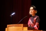 Bà Aung San Suu Kyi được bổ nhiệm làm Bộ trưởng Ngoại giao Myanmar. (Nguồn: THX/TTXVN)