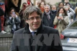 Cựu Thủ hiến vùng Catalonia Carles Puigdemont. (Ảnh: AFP/TTXVN)