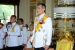 Hoàng tử Thái Lan Maha Vajiralongkorn phát biểu tại lễ khai mạc phiên họp của Quốc hội Thái Lan tháng 8/2014. (Nguồn: AFP/TTXVN)