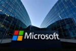 Biểu tượng Microsoft. (Ảnh: AFP/TTXVN)