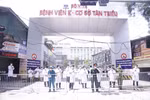 Bệnh viện K cơ sở Tân Triều đã được dỡ phong tỏa. (Ảnh: PV/Vietnam+)