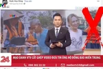 VTV tuyên bố tài khoản Huấn Hoa Hồng đưa tin giả liên quan đến lũ lụt miền Trung. (Ảnh: VTV)
