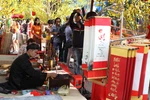 Xin chữ đầu năm. (Ảnh minh họa. Phương Vy/TTXVN)