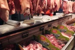 Một quầy bán thịt lợn ở Trung Quốc. (Nguồn: cnn.com)