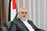 Lãnh đạo Phong trào Hồi giáo Hamas, ông Ismail Haniyeh, trả lời phỏng vấn báo chí ở Istanbul (Thổ Nhĩ Kỳ) ngày 20/4/2024. (Ảnh: Getty Images/TTXVN)
