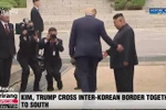Khoảnh khắc bước chân lịch sử của Tổng thống Donald Trump qua DMZ