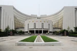Trụ sở Ngân hàng Nhân dân Trung Quốc (PBoC) tại Bắc Kinh. (Ảnh: AFP/ TTXVN)