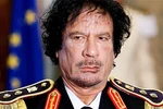 Nhà lãnh đạo bị lật đổ Muammar Gaddafi, (Nguồn: Reuters)