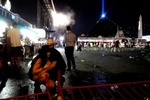 Hiện trường vụ xả súng đẫm máu ở Las Vegas (Nguồn: NBC)