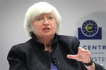 Bà Janet Yellen, khi đang giữ cương vị Chủ tịch Fed. (Ảnh: AFP/TTXVN)
