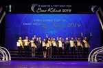 10 sản phẩm, dịch vụ xuất sắc nhất đã được vinh danh tại Sao Khuê 2019. (Ảnh: PV/Vietnam+)