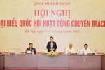 Chủ tịch Quốc hội Nguyễn Thị Kim Ngân phát biểu khai mạc. (Ảnh: Trọng Đức/TTXVN)
