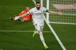 Benzema mở tỷ số giúp Real chiến thắng. (Nguồn: AP)