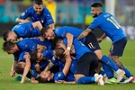 Italy sớm giành vé vào vòng 1/8 EURO 2020. (Ảnh: AFP/TTXVN)