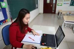 Dạy trực tuyến trong mùa dịch COVID-19. (Ảnh: Thanh Tùng/TTXVN)