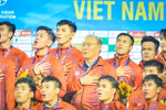Huấn luyện viên Park Hang-seo lần thứ hai giúp U23 Việt Nam đoạt huy chương vàng SEA Games. (Ảnh: PV/Vietnam+) 