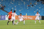 U23 Việt Nam thi đấu quả cảm để giành vé vào chung kết U23 Đông Nam Á 2022. (Ảnh: VFF)