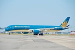 Máy bay của hãng hàng không Vietnam Airlines. (Ảnh: Anh Tuấn/Vietnam+)