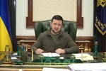 Tổng thống Ukraine Volodymyr Zelensky. (Ảnh: AFP/TTXVN) 