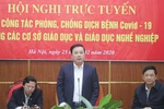 Giám đốc Sở Giáo dục và Đào tạo thành phố Hà Nội Chử Xuân Dũng phát biểu tại hội nghị. (Ảnh: Thanh Tùng/TTXVN)