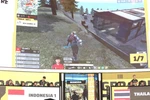 Màn hình tường thuật 1 game thi đấu của các đội ở nội dung Freefire. (Ảnh: Minh Đông/TTXVN)