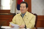 Thủ tướng Hàn Quốc Chung Sye-kyun tại cuộc họp ở Seoul. (Ảnh: YONHAP/TTXVN)