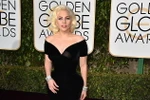 Lady Gaga trên thảm đỏ Quả cầu Vàng. (Nguồn: AP)
