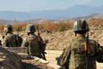 Binh sỹ Armenia ở Nagorny Karabakh. (Nguồn: AFP)