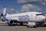 Máy bay của Hãng hàng không quốc gia Belavia của Belarus. (Ảnh: Transport/TTXVN)
