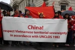 Biểu tình phản đối Trung Quốc diễn ra ở nhiều nước châu Âu