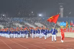 Đoàn thể thao Việt Nam. (Ảnh: Anh Tuấn/TTXVN)