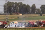 Hiện trường vụ tai nạn. (Nguồn: AP)