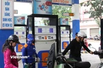 Một điểm bán xăng của Petrolimex tại Hà Nội. (Ảnh: Đức Duy/Vietnam+)