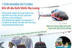 [Infographics] 7 trải nghiệm ấn tượng khi đi du lịch Vịnh Hạ Long