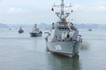 Tàu chiến của Quân chủng Hải quân. (Ảnh: Trọng Đức/TTXVN)