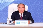 Tổng thống Kazakhstan Nursultan Nazarbayev tại Hội nghị thượng đỉnh các quốc gia vùng Caspia lần thứ 5 ở thành phố Aktau (Kazakhstan) tháng 8/2018. (Ảnh: THX/TTXVN)
