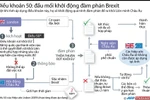 Lần đầu áp dụng điều 50 của Hiệp ước Lisbon vào Brexit