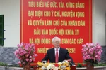 [Video] Hình ảnh Tổng Bí thư Nguyễn Phú Trọng đi bỏ phiếu từ sáng sớm