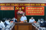 Thủ tướng Nguyễn Xuân Phúc phát biểu kết luận tại buổi làm việc. (Ảnh: Thống Nhất/TTXVN)