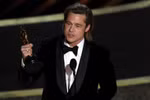 Brad Pitt có được tượng vàng Oscar đầu tiên trong sự nghiệp của mình. (Nguồn: AP)