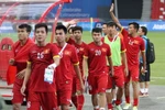 U23 Việt Nam tại SEA Games 28. (Ảnh: Quốc Khánh/TTXVN)