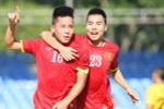 Thanh Bình mở đầu cho chiến thắng đậm của U23 Việt Nam. (Nguồn: TTVH)