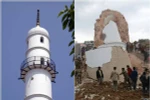 Nepal: Tòa tháp cổ Dharahara sụp đổ, khiến nhiều người thiệt mạng
