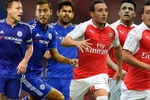 Trận cầu tâm điểm Chelsea - Arsenal.