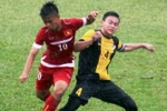 Cầu thủ U16 Việt Nam trong trận gặp U16 Malaysia. (Nguồn: VFF)