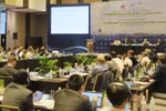 Quang cảnh phiên thảo luận thứ 4 của hội thảo khoa học quốc tế lần thứ tám về Biển Đông. (Ảnh: Tiên Minh/TTXVN)