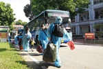 Vĩnh Phúc đón hơn 300 người từ miền Nam về quê bằng máy bay