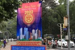 Hình ảnh thủ đô Hà Nội trang hoàng chào đón Năm mới 2022
